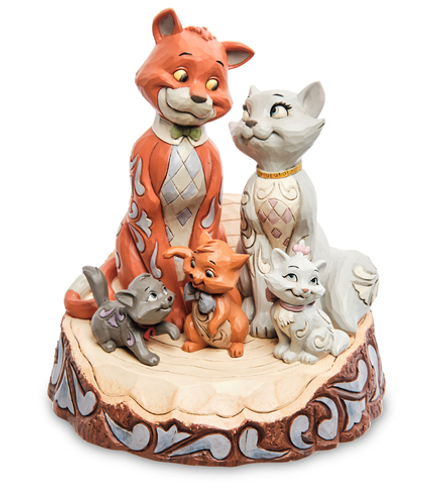 Disney Traditions Disney-6007057 Фигурка «Семейный портрет (Коты-аристократы)»