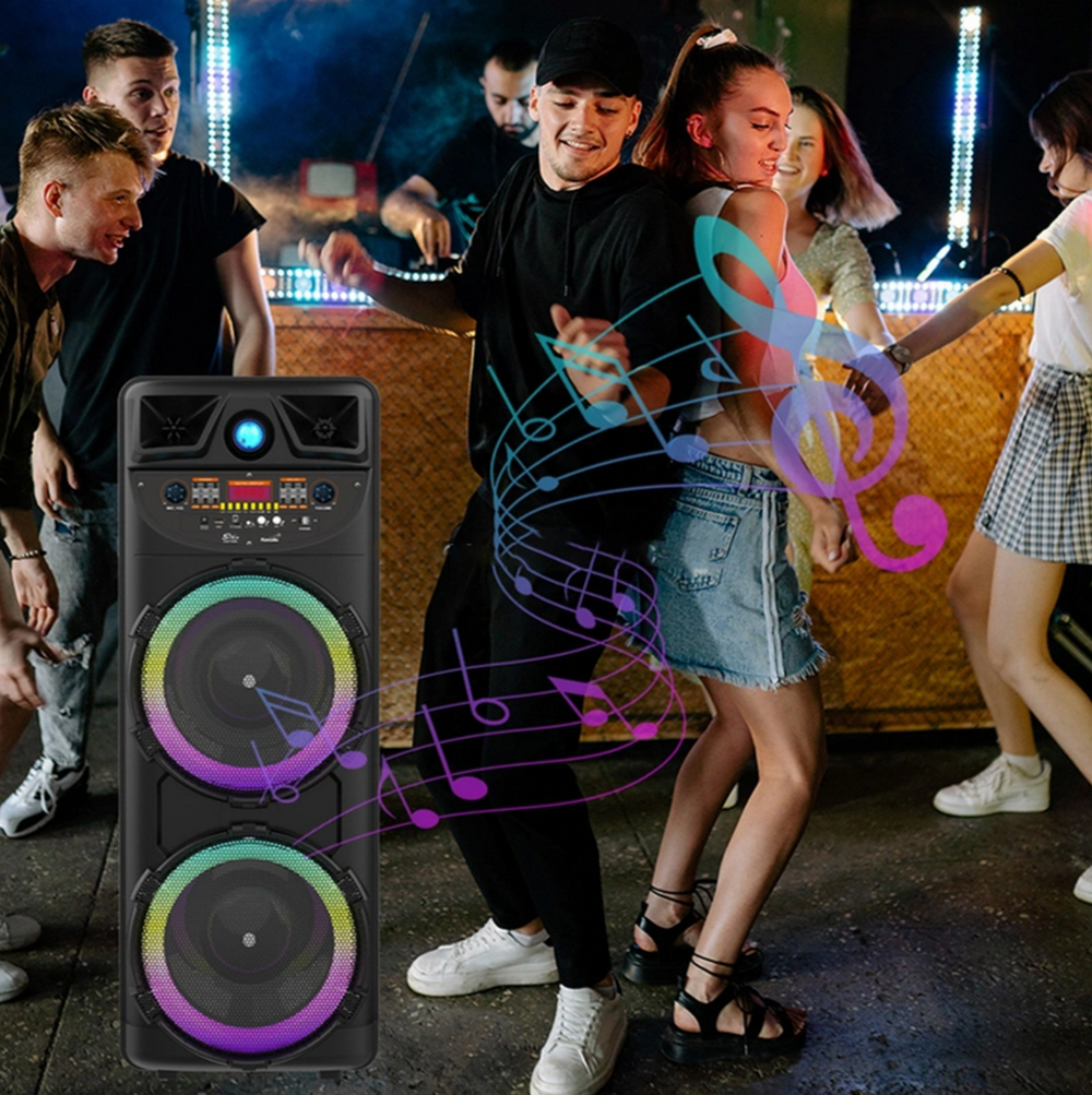 Напольная колонка Sing-e ZQS-10205 (10"40W/6A+бесп.микрофон)