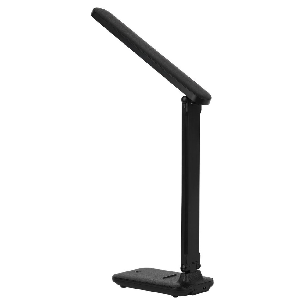 Светильник настольный аккамуляторный, складной, LED, 5 Вт, с USB, черный, Эра, ЭРА NLED-495-5W-BK, Б