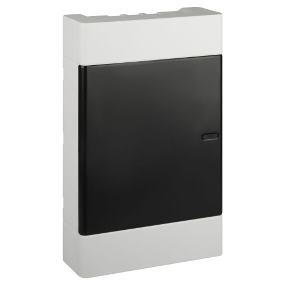 Корпус пластиковый навесной ЭРА TREND ЩРН-П-36 IP41 белый прозрачная крышка