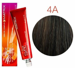 Matrix Краска для волос без аммиака SoColor Sync Pre-Bonded 4A Шатен пепельный 90 мл.