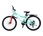 Велосипед Dinos 26" 21скор (стальная дамская рама, диск. тормоз) Бирюзовый (DIN-35-2)