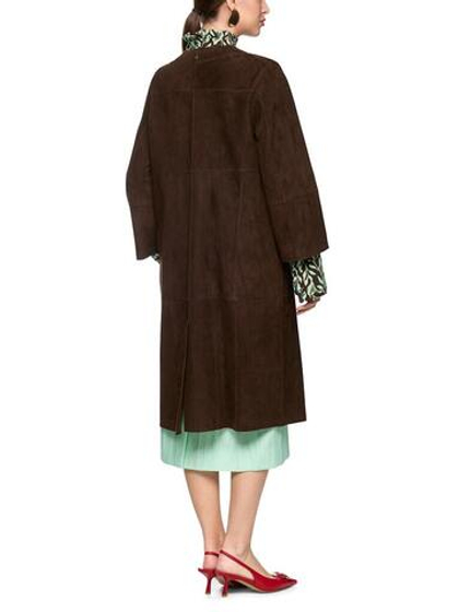 Marc Cain Пальто из натуральной замши