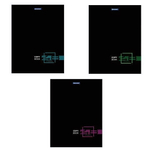 Тетрадь А4 48л. клетка "Dark" скоба, глянцевый лак. в ассортименте (BRAUBERG)