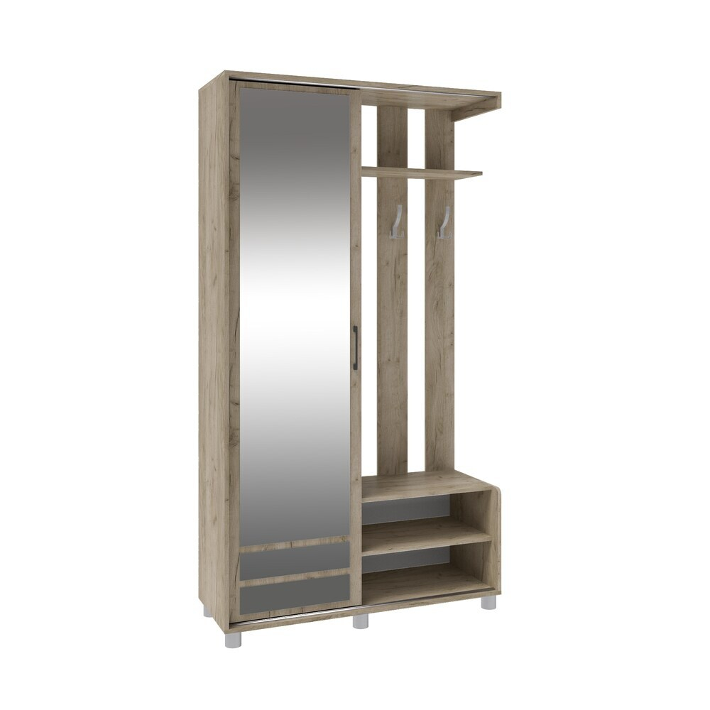 Прихожая Ларго-2, Дуб крафт серый