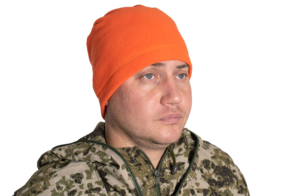 Шарф 3 в 1 , из оранжевого флиса, Хольстер