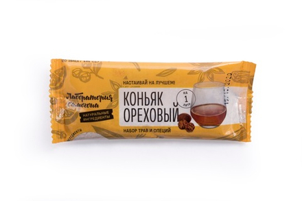 Лаборатория самогона, набор трав и специй Коньяк домашний ореховый, Саше-пакет