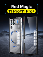 Металлический чехол MosSeller для Nubia Red Magic 11 Pro / 11 Pro+, черный (комбинированный)