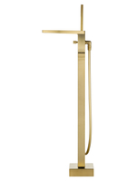 Смеситель для ванны напольного монтажа WONZON & WOGHAND FIT, Брашированное золото (WW-88649009-BG)