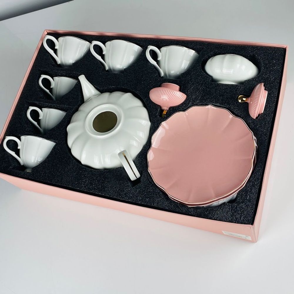 Lenardi 133-413 Чайный сервиз 22пр.280мл в под.уп.(х2)Фарфор