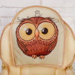 Качель детская напольная (Сова с шариком (бежевый) арт.3336)