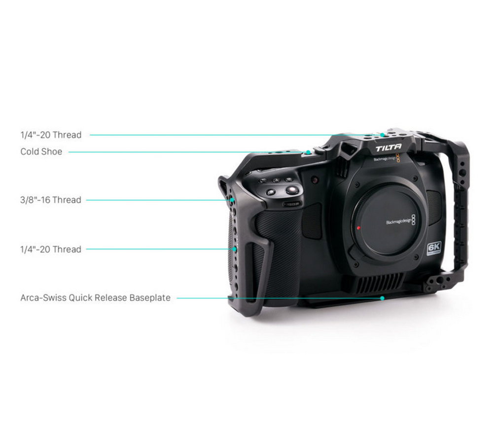 Клетка Tilta Camera Cage Advanced Kit для BMCC 6K, черная