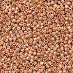 Японский бисер TOHO Round 15/0 (№PF551), непрозрачный глянцевый с металлическим блеском