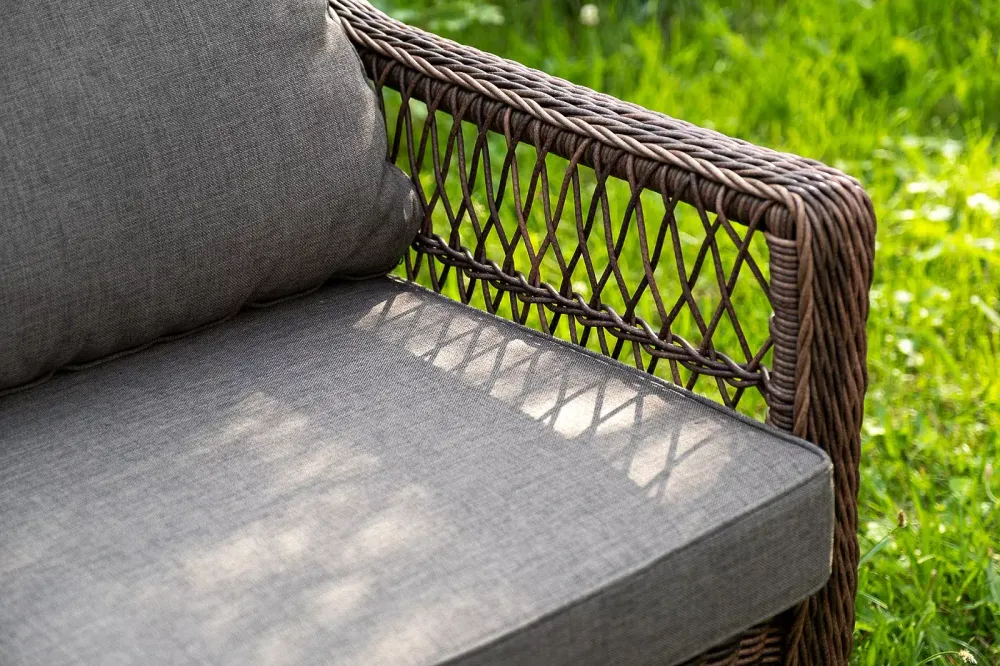 "Гранд Латте" лаунж-зона из искусственного ротанга, цвет коричневый