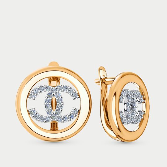 Серьги золотые