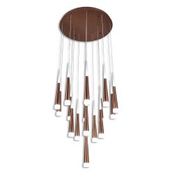 Citilux Вегас CL227163 LED Люстра каскадная Коричневая