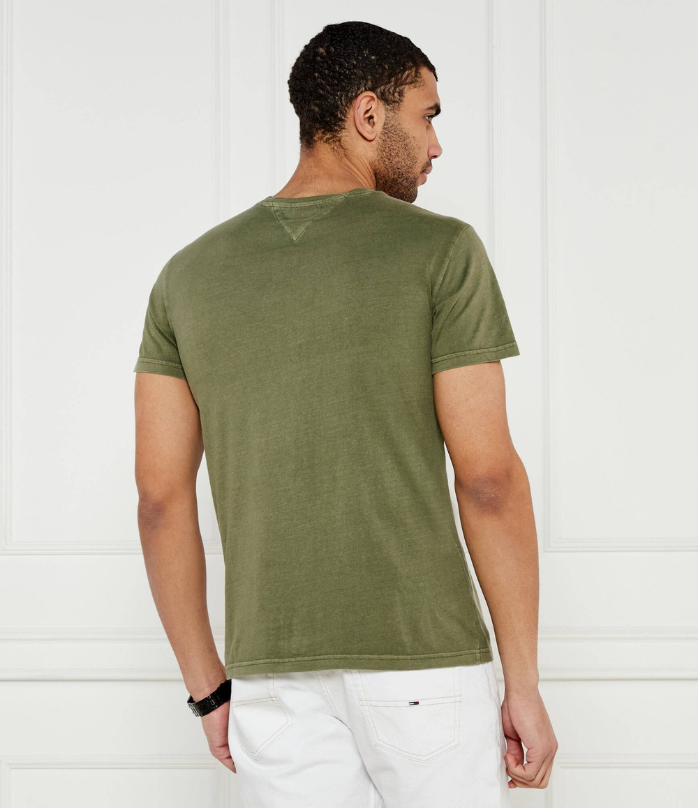 Футболка Tommy Jeans - зеленый(DM0DM20332)