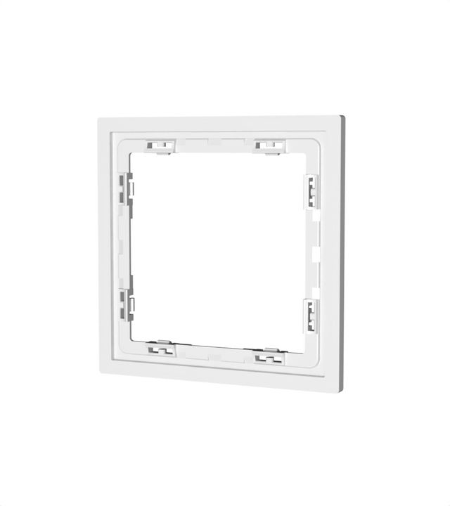 Рамка пластиковая Voltum S70 на 1 пост, (белый матовый) VLS100102