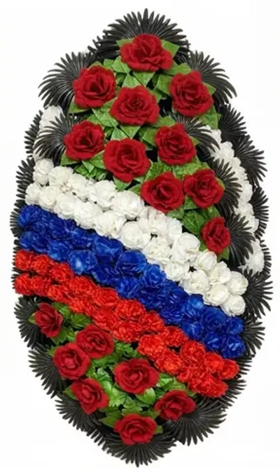 Ритуальный венок на возложение №08