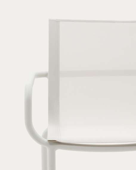 Galdana Штабелируемый садовый стул из белого алюминия