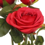 Цветочная композиция «Весенняя рапсодия» 14*23см Роза красная