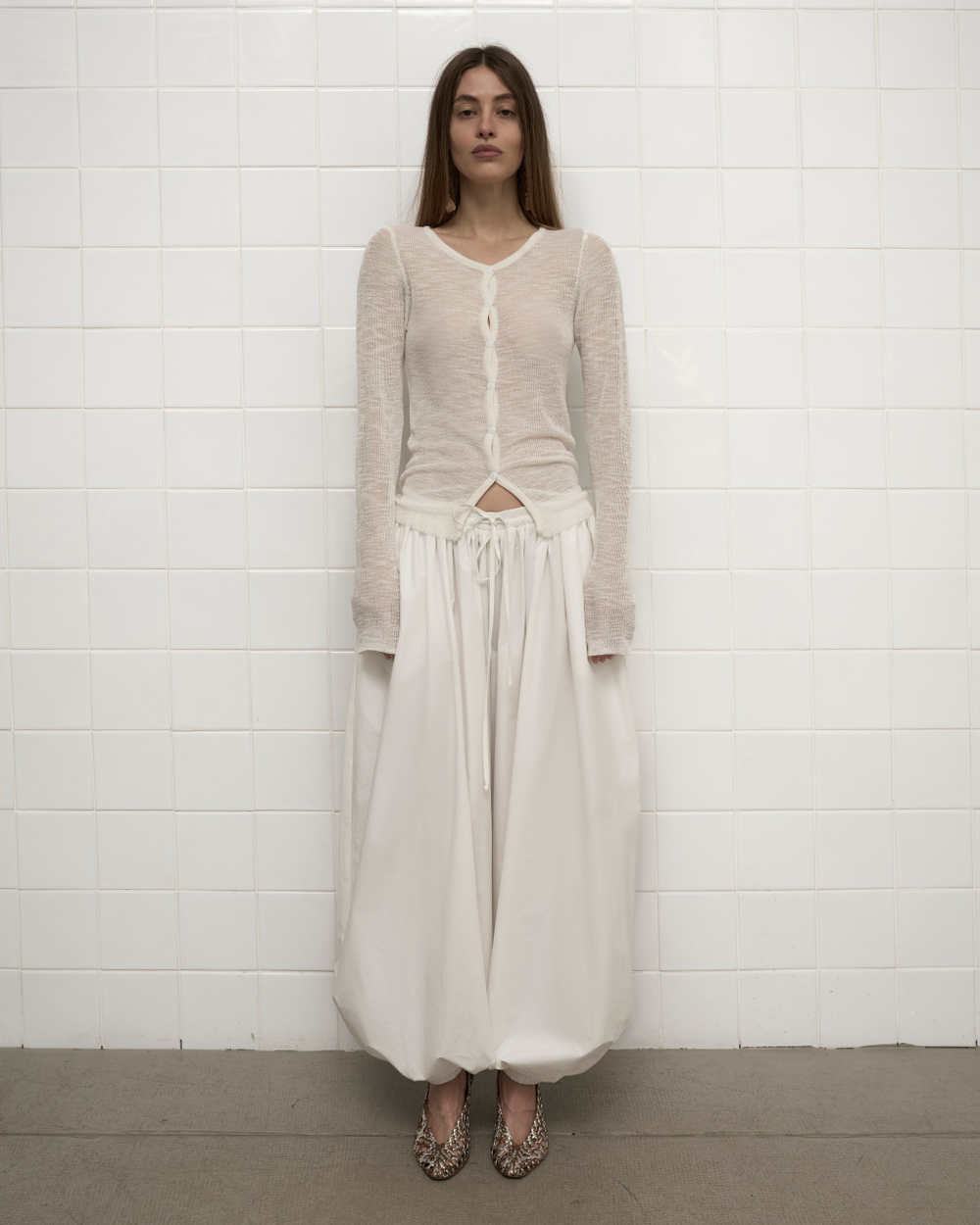 Брюки бананы из хлопка