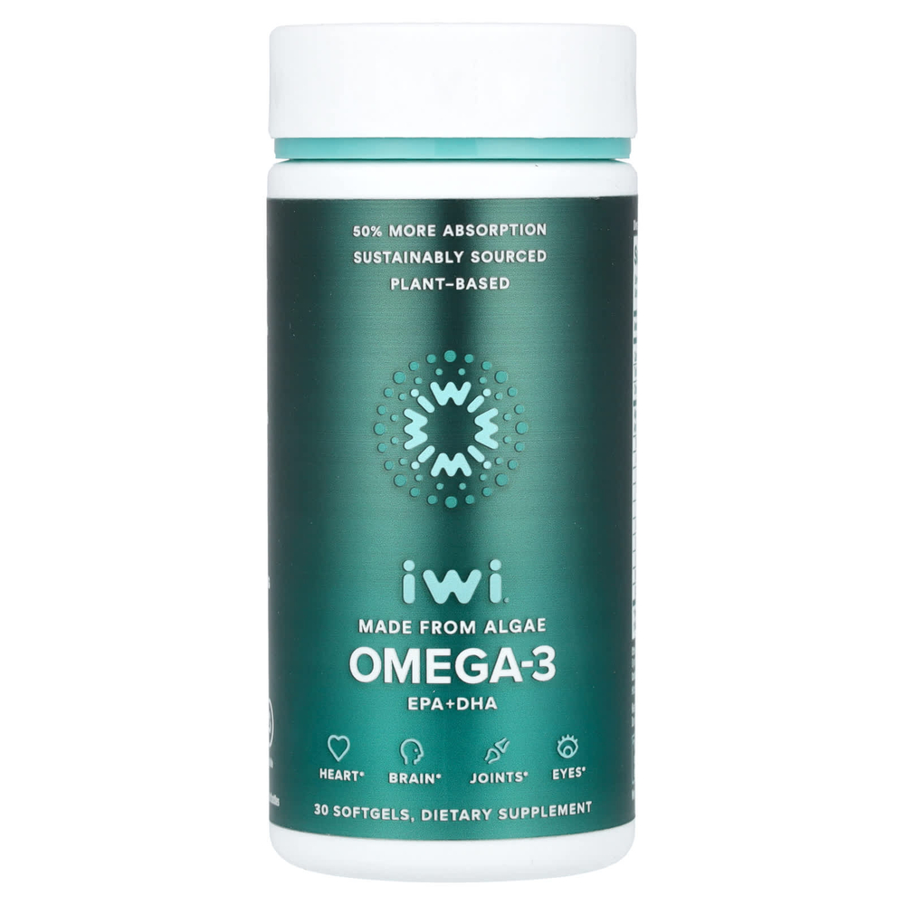 iWi, Омега-3 ЭПК и ДГК, 30 мягких таблеток