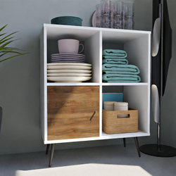 QBox Дверка - H3702 ST10 Орех Пацифик табак