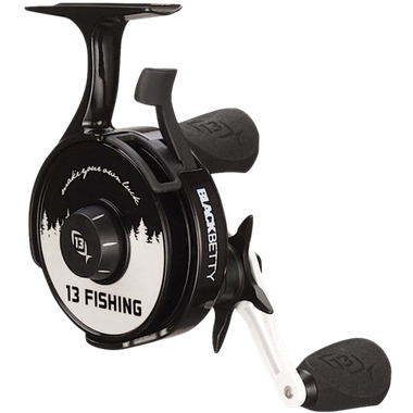 Катушка 13 Fishing FreeFall Carbon - Inline Ice Fishing Reel bb3+1 (2.5:1) BBCFFNW2.5-LH  Вес 175г 0.16мм-91м Нагр.3.0кг 48см/об Northwoods Edition Gear Ratio - LH Retrieve