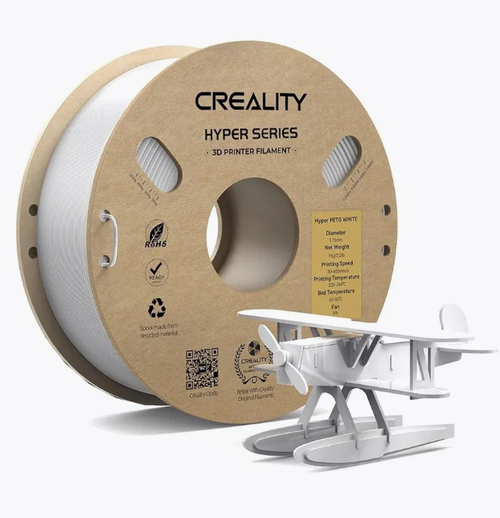 Creality HYPER PETG для 3D-принтеров 1 кг (1,75 мм) (Белый)