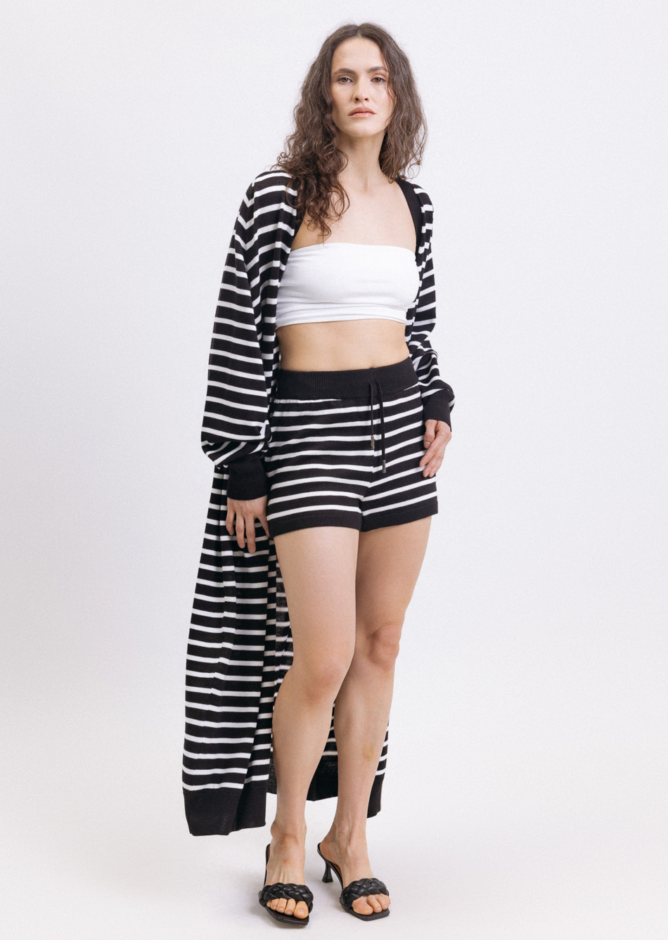 Шорты в полоску