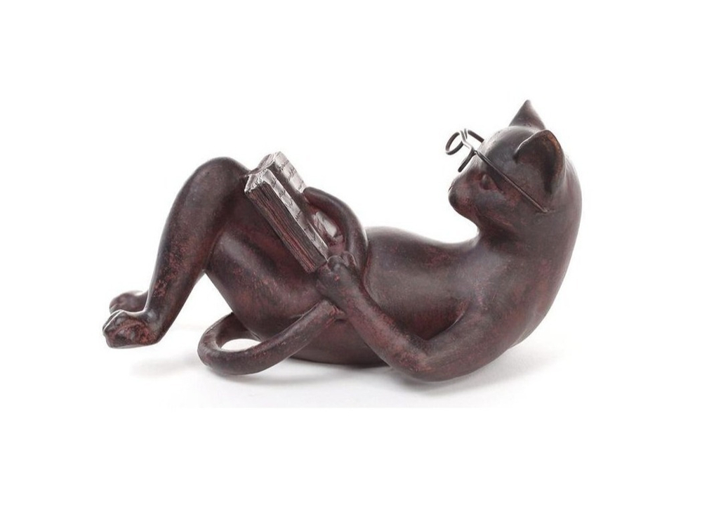 Статуэтка «Кошкас книжкой» Малая.