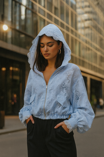 Куртка Allison — кружевная лёгкость и женственность