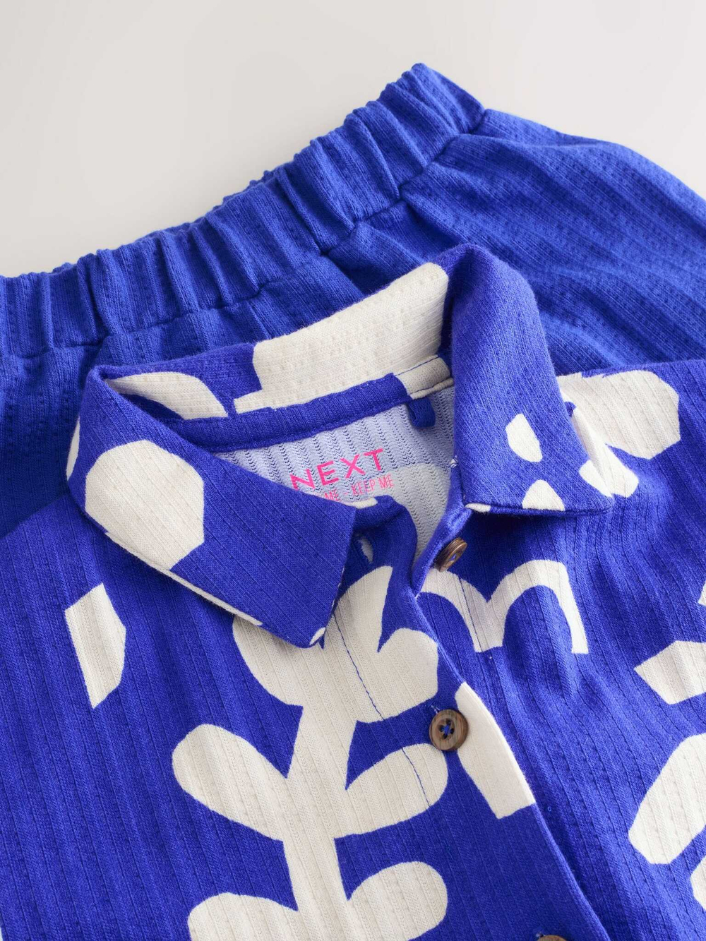 Рубашка и шорты в комплекте для девочки Next E51-382, Синий