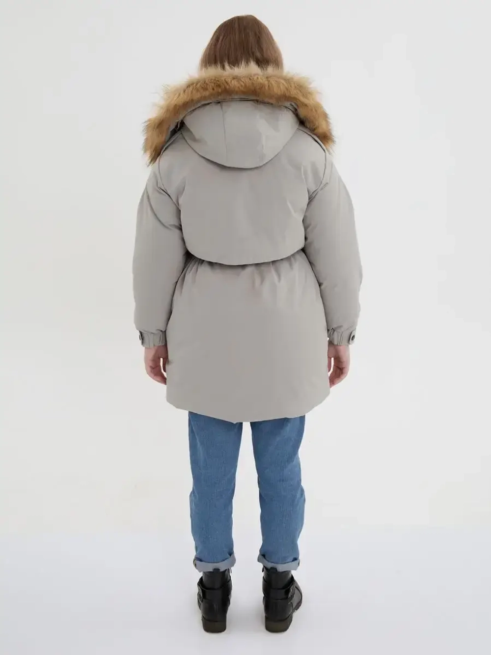 куртка удлиненная зима