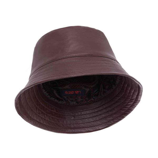 Панама 630.107 Кожаная Бордовая - фото 2