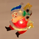 Фигурка с подсветкой «Веселый Дед Мороз» 9,5*4 см (на присоске)