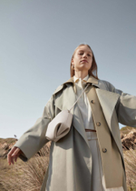 Сумка Polene Béri EDITION TEXTURED CHALK