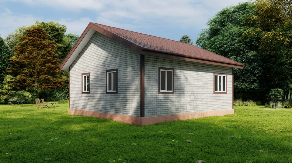 Каркас дома 9 x 9 м