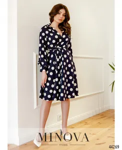Платье 1078Н-синий Minova