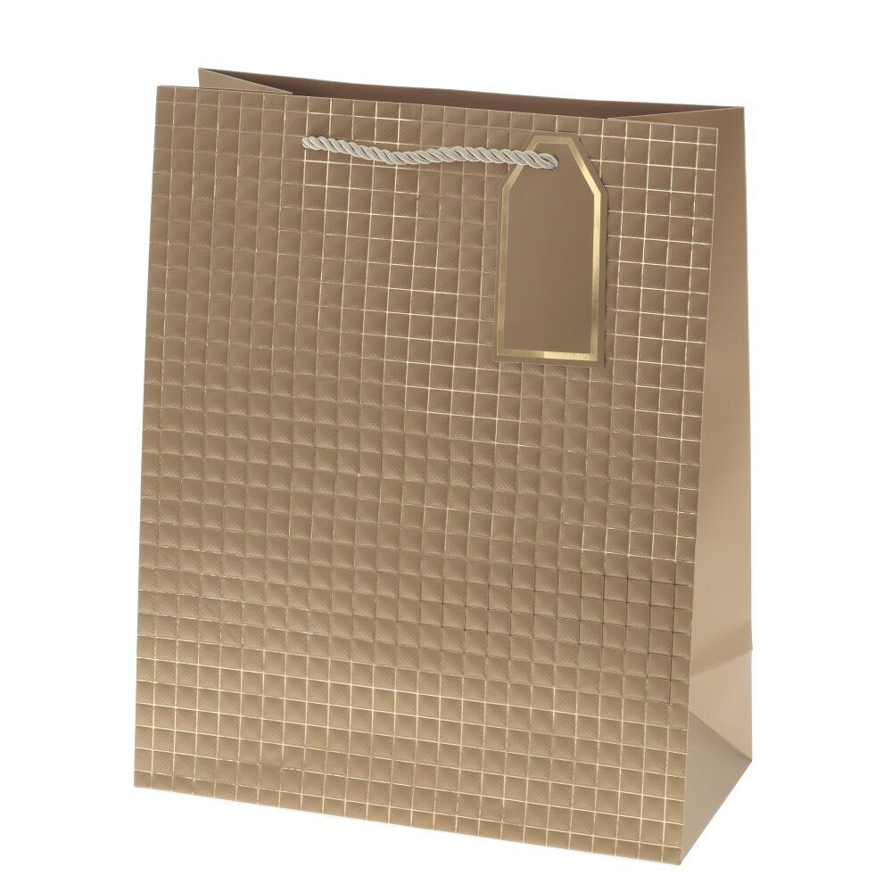 GAEM Пакет подарочный M (бумага 210г/м2, блок 12шт), L26 W12 H32 см, 14в.