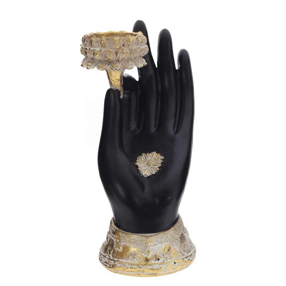 GAEM Фигурка декоративная "Рука" с подсвечником, L12 W9 H17 см