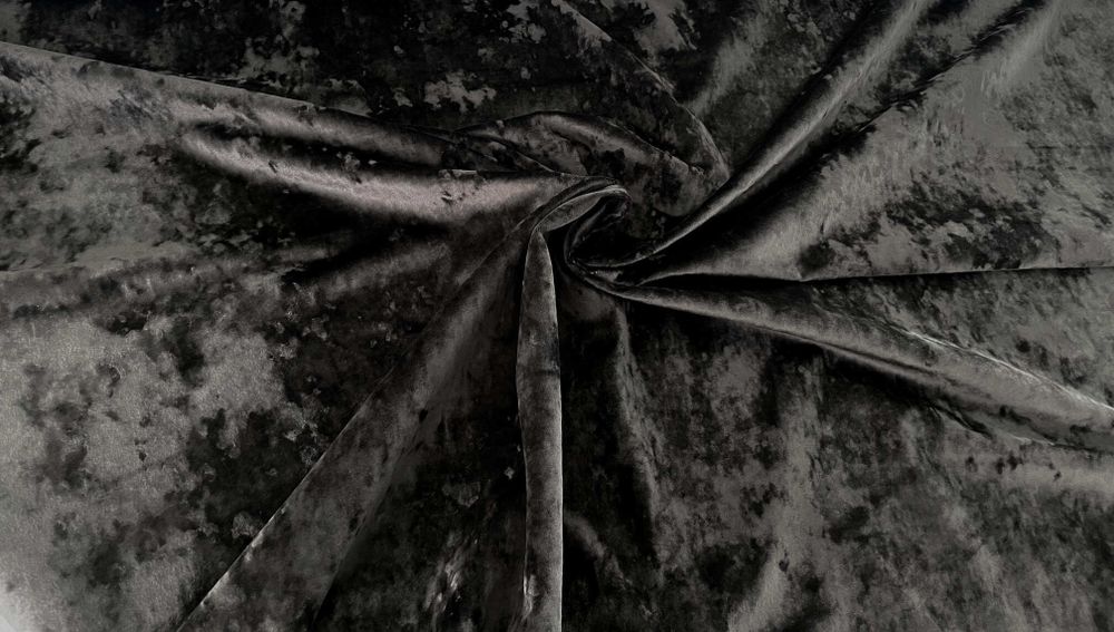 Велюр Джес 44 черный