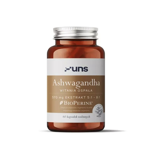 UNS Ashwagandha + BioPerine 570 мг 60 капс