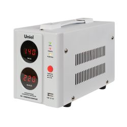 RS-1 1000W-RX-U WHITE REF Стабилизатор напряжения для холодильников. 1000ВА. USB разъем. TM Uniel