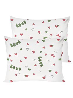 Постельное белье поплин Сказка "Кактусики (компаньон)" 2-спальное Наволочка 50х70 см 2 шт Простынь на резинке 160x200 см Пододеяльник 175x215 см