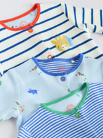 Комбинезон / Cлип для малышей Next E19-562, 3 шт., Белый, Синий, Голубой