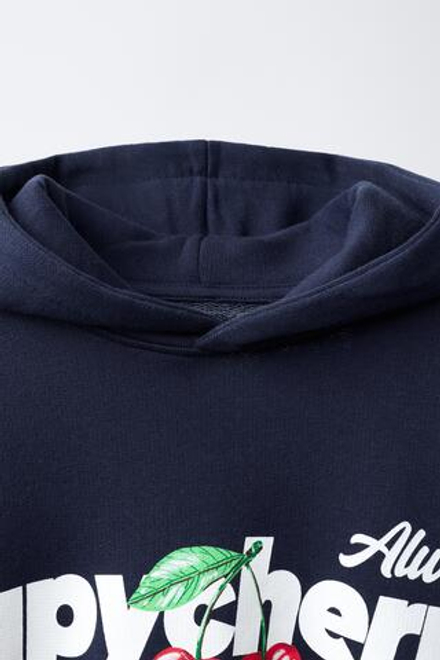 ZARA ХУДИ С ПРИНТОМ CAPIBARA CAPYFUN ©, МОРСКОЙ СИНИЙ