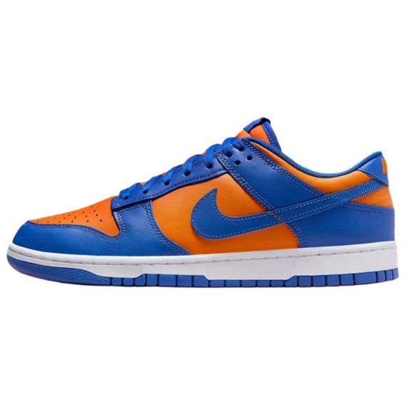 NIKE Dunk Кроссовки для скейтбординга Низкие Сине-оранжевые Мужские