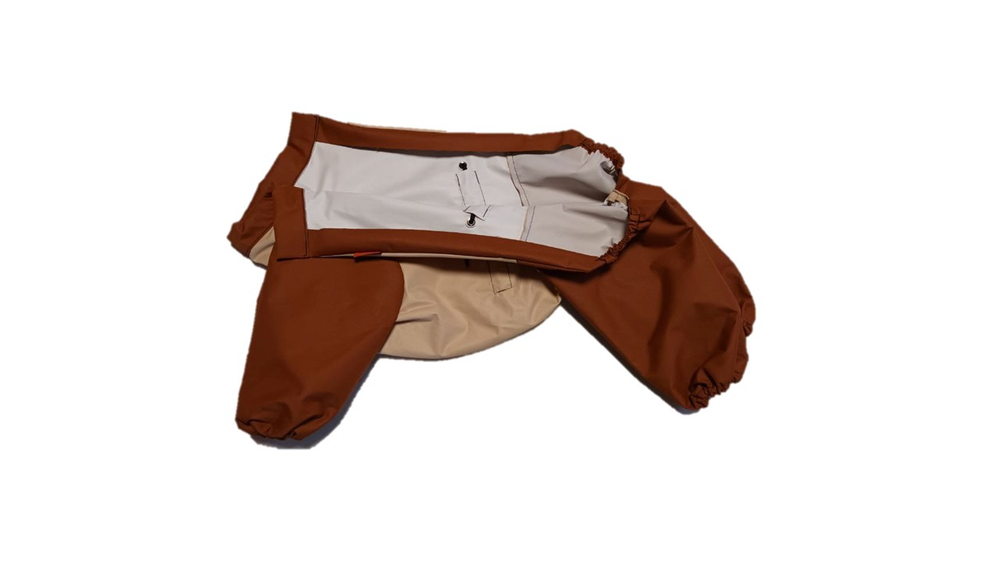 Комбинезон - Ветровка (без подкладки) 23 мальчик (обхват груди 42 - 49) бежевый - коричневый